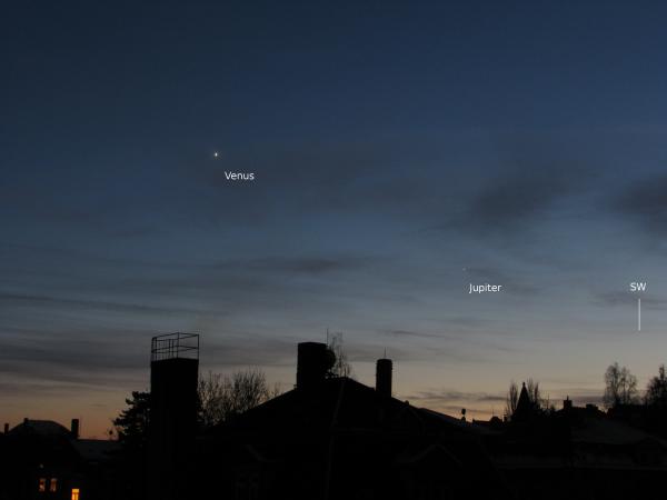 Venus und Jupiter 14.12.2008